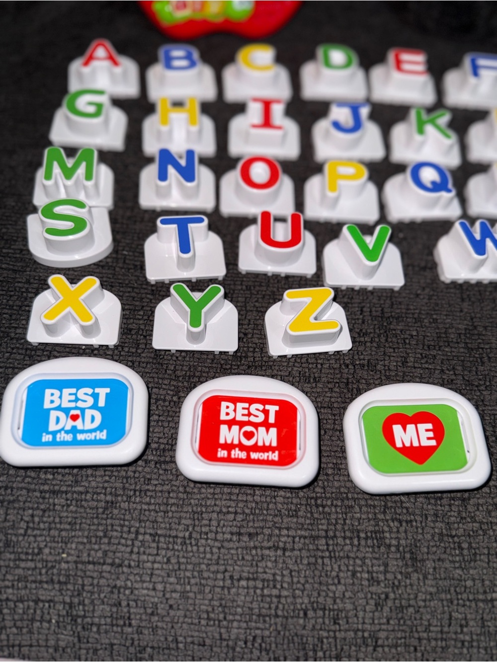 LeapFrog Tad's Fridge Phonics Apple Shape Magnetic Letter Set  WORKS - Picture 2 of 5